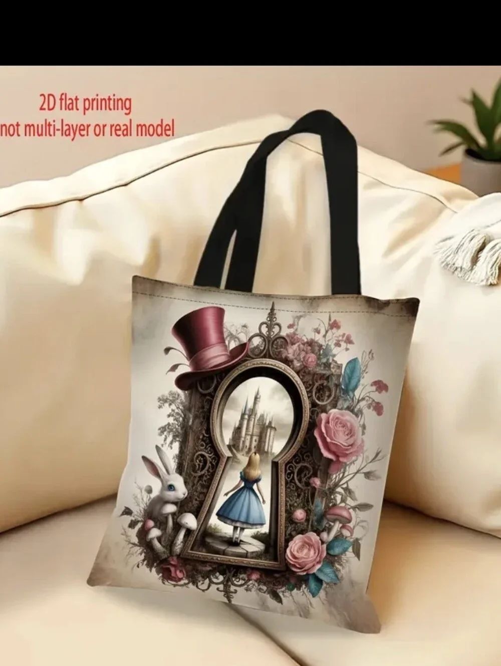 Disney Alice In Wonderland Tote Bag